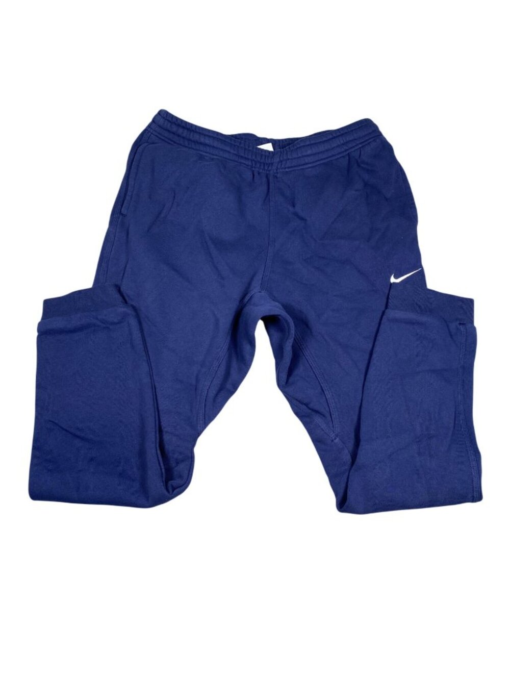 Nike Mens Blue Sweatpants L Cotton Blend Athletic Training Gym Jogger Pants